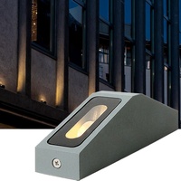 Lumières de seuil de fenêtre LED RVB colorées à 180 degrés Applique murale en surface DXM512 LED Plafond sous l'allée Hôtel Porche Lumière