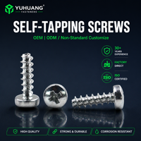 Sekrup Anti Maling Kepala Bulat Berlapis Seng, Kepala Phillips, Kepala Bintang, ST3 ST3.5 ST4 ST4.2 ST4.8 Sekrup Self-Tapping