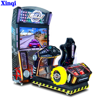 Machine d'arcade simulateur d'intérieur grand format, prix d'usine, vente chaude, garantie 1 an, jeu de course de drift fou pour adultes et enfants