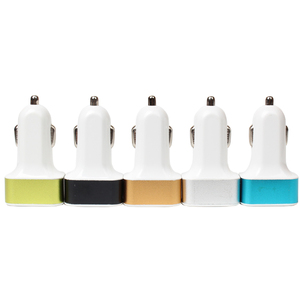 Populaire durable 3 USB anneau en aluminium chargeur de voiture 5 V 1A <span class=keywords><strong>2A</strong></span> pour l'enregistreur de données d'automobile et navigation - Product Image 2