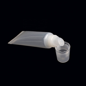 For Eco-friendly Cylinder PE Squeeze Tube with Easy Open End for Cosmetic Packaging 5ml 8ml 10ml 13ml <b>Lip</b> Balm Skin Care - Product Image 4