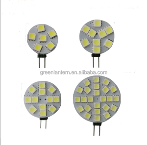 <span class=keywords><strong>Ampoule</strong></span> LED <span class=keywords><strong>G4</strong></span> Ronde pour <span class=keywords><strong>Hotte</strong></span> de Cuisine 12V SMD 5050 6 24 12 9 LED Remplace les Ampoules Halogènes Lampe de Bateau Blanc / Blanc Chaud Spot Lumineux - Product Image 3