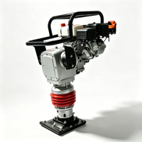 Compacteur de sol à moteur thermique 4 temps de qualité industrielle robuste, 4 kW, haute efficacité, pour les professionnels du bâtiment