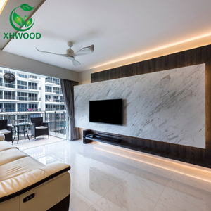 Feuille de marbre <span class=keywords><strong>PVC</strong></span> Lambrin UV au prix de gros Feuille de marbre <span class=keywords><strong>PVC</strong></span> très brillante pour décoration murale intérieure - Product Image 4