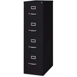 Alera HVF152652BL Archivador vertical económico de 4 cajones para archivos tamaño carta, 15 x 26.5 x 52 pulgadas, color negro - Product Image 4