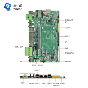 Placa Base de Desarrollo Rockchip RK3588 EDP MIPI para LVDS WIFI 2 LAN POE <span class=keywords><strong>4</strong></span> COM 8 USB 2 CAN SIM TF Android 12 Ubuntu 20.04 Debian - Product Image 3