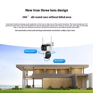Cámaras de seguridad para exteriores con vistas duales de fábrica WIFI <span class=keywords><strong>Smart</strong></span> Home 10X Zoom Dome Bullet Linkage Monitoreo Solar CCTV PTZ - Product Image 2