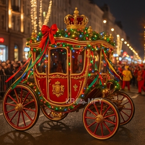 รถม้าไฟฟ้าสุดหรูยอดนิยม รุ่นใหม่ สำหรับงานแต่งงานและงานพิเศษ รองรับ 4-6 คน - Product Image 2