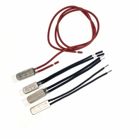 Protecteur thermique bimétallique LINKUN BW9700 à réinitialisation automatique, interrupteur de température 250V 5A, coupure thermique pour moteur, batterie, bobinage ROUGE