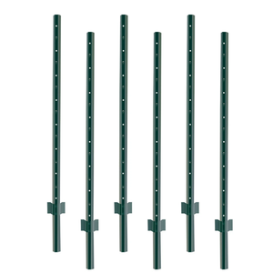 镀锌8英尺钢制PVC木质围栏，适用于牛羊棚，长度50米，出厂价 - Product Image 5