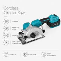 Scie circulaire sans fil professionnelle 20V MAX sans balais 5000 tr/min pour la découpe de panneaux de bois avec réglage de la profondeur – Fournisseur OEM d'usine