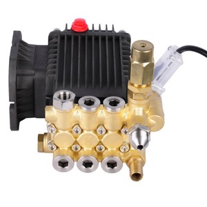 Haojiang 14075WA High Pressure <b>Washer</b> Pump Head 100bar Cast Bronze Ceramic Plunger <b>Car</b> Wash Motor Drive Water Pump - Product Image 1