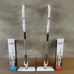 Vadrouille à pulvérisation en microfibre magique rotative à 360 degrés à prix d'usine tête de chenille de poteau en acier de nettoyage de sol industriel facile et sain - Product Image 6