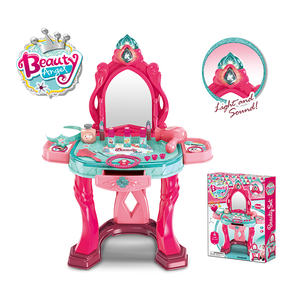 Gioco interattivo per bambini finta di giocattoli per il trucco Set tavolo per il trucco di bellezza ragazze per bambini vestono giocattoli per giochi di imitazione - Product Image 3