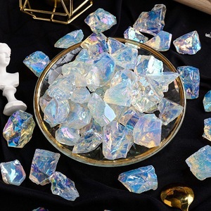 Wholesale High Quality Carved <b>Random</b> Aura Raw Stone Rainbow Aura Rough Stone Healing Fashion Trend Home Collection <b>Gift</b> - Product Image 4