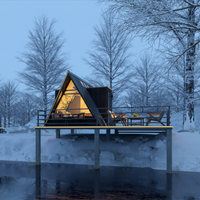 2024 plans de maison à ossature Maison mobile préfabriquée de haute qualité encadrement en acier léger maison bungalow design en bois hôtel de villégiature