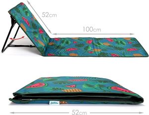 Tumbona Plegable Ligera y Portátil para Jardín, Camping o Playa, con Respaldo Ajustable para Tomar el Sol - Product Image 4