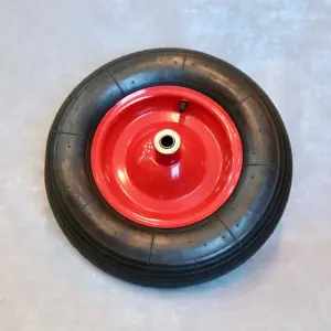 Сверхпрочное пневматическое резиновое колесо SS 390 мм