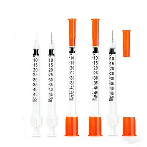 兽用注射器，用于注射胰岛素，31 号针头，5/16 英寸注射器，30 号针头，1 毫升注射器 - Product Image 4