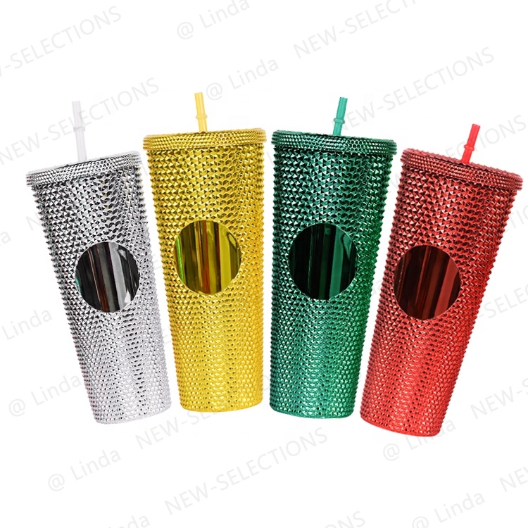 Newest 24oz 16oz Studded Tumblers for Christmas Halloween Gifts Give away Home Decoration