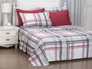 Juego de Sábanas Ajustables Impermeables de Microfibra Cepillada para Cama - Product Image 3