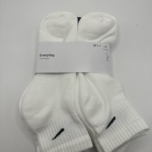 Produits phares 2026 Chaussettes de sport 6 paires Chaussettes en coton tricotées à semelle épaisse Chaussettes de basketball blanches N-k Emballage anglais pour hommes - Product Image 6