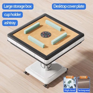 <span class=keywords><strong>Table</strong></span> de Mahjong Automatique Pliante de Luxe Moderne, 4 Joueurs, Électrique Silencieuse, pour Usage Domestique et Salle à Manger, AC 220-240V, Assemblage Casino - Vente Chaude - Product Image 3