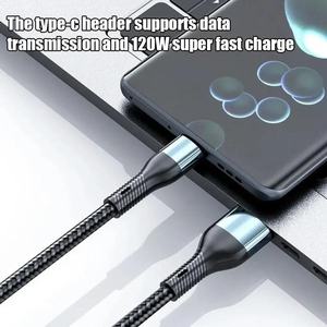Cable <span class=keywords><strong>USB</strong></span> Tipo C 3 en 1 de 6A y 120W, Cable de Carga Rápida para Teléfono, Cable de Datos para iPhone, Samsung, Xiaomi, <span class=keywords><strong>Huawei</strong></span>, Cable <span class=keywords><strong>Micro</strong></span> <span class=keywords><strong>USB</strong></span> de Carga Rápida - Product Image 5