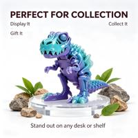 WEIMEI Figura Coleccionable de Tiranosaurio Rex con Articulaciones Móviles, Hecha a Medida, con Gradiente de Color, Esqueleto de Dinosaurio de Resina ABS, Escala 1/6