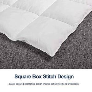 100% Polyester Fluffy Alternative Fill Hotel Collection Tröster Wasch bare Bettdecke Innen für Zuhause Einfach für Queen King <span class=keywords><strong>Size</strong></span> Bett - Product Image 4