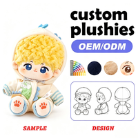 Jouets en peluche personnalisés OEM ODM, fabricant d'animaux en peluche doux avec faible MOQ