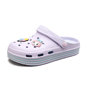 Candy Color Crocs <b>Clogs</b> EVA Sole Soft Comfort Outdoor Beach Shoes 35-40 Women's Mules - Product Image 5