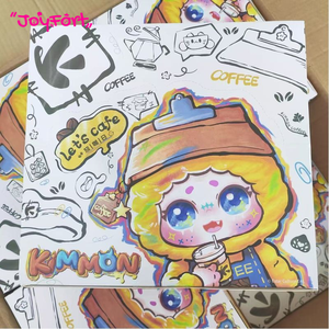 Nayanaya Officiel KIMMON Let's Cafe Series Pendentifs Décorations en vinyle Jouets en peluche dans des boîtes mystères 100% originales - Product Image 1