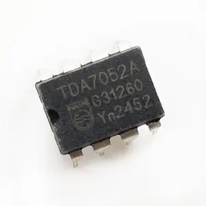 TDA7052A Audio Amplifier IC Circuit 1.1W DIP8 Mono Amplifier IC Class AB 1-Channel DC Volume Control TDA7052 TDA7052AT