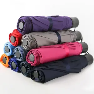 Gratis Monster Creatieve Effen Kleur Paraplu Goedkope Korte Handgreep 8K Draagbare Opvouwbare Paraplu Ombrello - Product Image 1