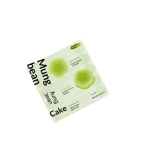 Custom <b>White</b> Cardboard Drawer <b>Boxes</b> for Mung Bean Red Bean Cakes and Cookies, Foldable Food Packaging - Product Image 1