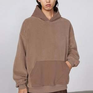 Sweats à capuche surdimensionnés personnalisés, poids lourd 400gsm, sweats à capuche unis sans cordon pour l'impression - Product Image 6