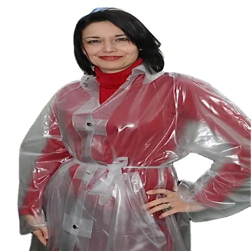 Renkli yüksek kalite için yağmurluk kart Waqterproof yetişkin motosiklet PVC kamp kadın yağmurluk için şeffaf Rainwear