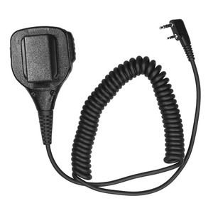 Walkie Talkie Hand <b>Microphone</b> Universal K Type Head Dynamic Waterproof Communication <b>Microphone</b> - Product Image 2