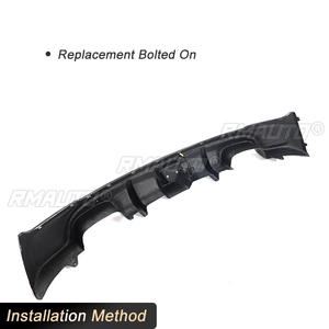 <b>Car</b> Rear Bumper Lip <b>Diffuser</b> for BMW F22 F23 M235i M240i M Sport Coupe Convertible 2014-2019 Rear <b>Diffuser</b> Lip Carbon Fiber - Product Image 6