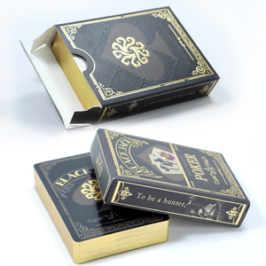 Golden Playing Cards Poker Wholesale Customized Printintg Gold Playing Cards Dubai With Box