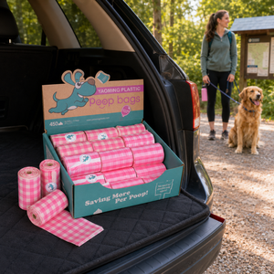 Bolsas para excremento de perro de PE premium OEM ODM, sin perfume, resistentes a desgarros, para paseos al aire libre, con empaque personalizado - Product Image 4