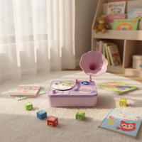 Tourne-disque pour enfants, lecteur de disques pour enfants, jouet tourne-disque, gramophone de dessin animé pour enfants, éducatif