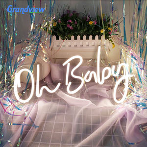 Decoración <span class=keywords><strong>de</strong></span> boda personalizada, letras oh baby, love, luces led <span class=keywords><strong>de</strong></span> neón, todo era un sueño, amor, letrero <span class=keywords><strong>de</strong></span> neón - Product Image 1
