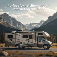 Paquete Starlink Mini X: Antena Satelital + Router Inalámbrico |   Sistema de Internet Portátil de Alta Velocidad para Autocaravanas, Campamentos y Áreas Remotas