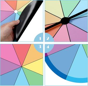 Spinner Magnético para Pizarra Blanca, Spinner de Juego de Plástico de Color Arcoíris Magnético con <span class=keywords><strong>Película</strong></span> de Escritura y Flechas para el Aula - Product Image 3