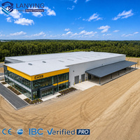 Construcción Rápida de Almacenes con Estructura de Acero, Edificio Prefabricado para Fábrica, Solución de Construcción Metálica