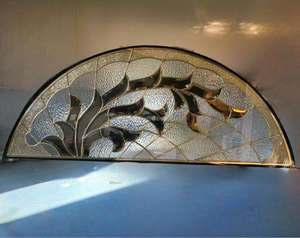 Insertos de plomo ovalados decorativos de <span class=keywords><strong>vidrieras</strong></span> Precio barato de alta calidad para puertas de madera y uso exterior de edificios <span class=keywords><strong>Vidrieras</strong></span> - Product Image 2