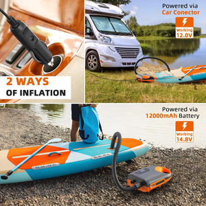 <span class=keywords><strong>Inflador</strong></span> de Kayak SUP, fuente de alimentación de coche con cable Digital 12V bomba de aire eléctrica <span class=keywords><strong>inflador</strong></span>, bomba de tabla de <span class=keywords><strong>Paddle</strong></span> de pie para tabla de <span class=keywords><strong>surf</strong></span> - Product Image 5