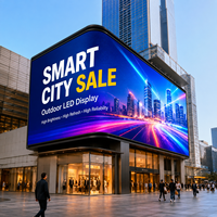 Affichage LED couleur plein écran P5 pour extérieur, contraste élevé, angle de vision de 170°, étanche IP65, signalétique publicitaire, 6000 cd